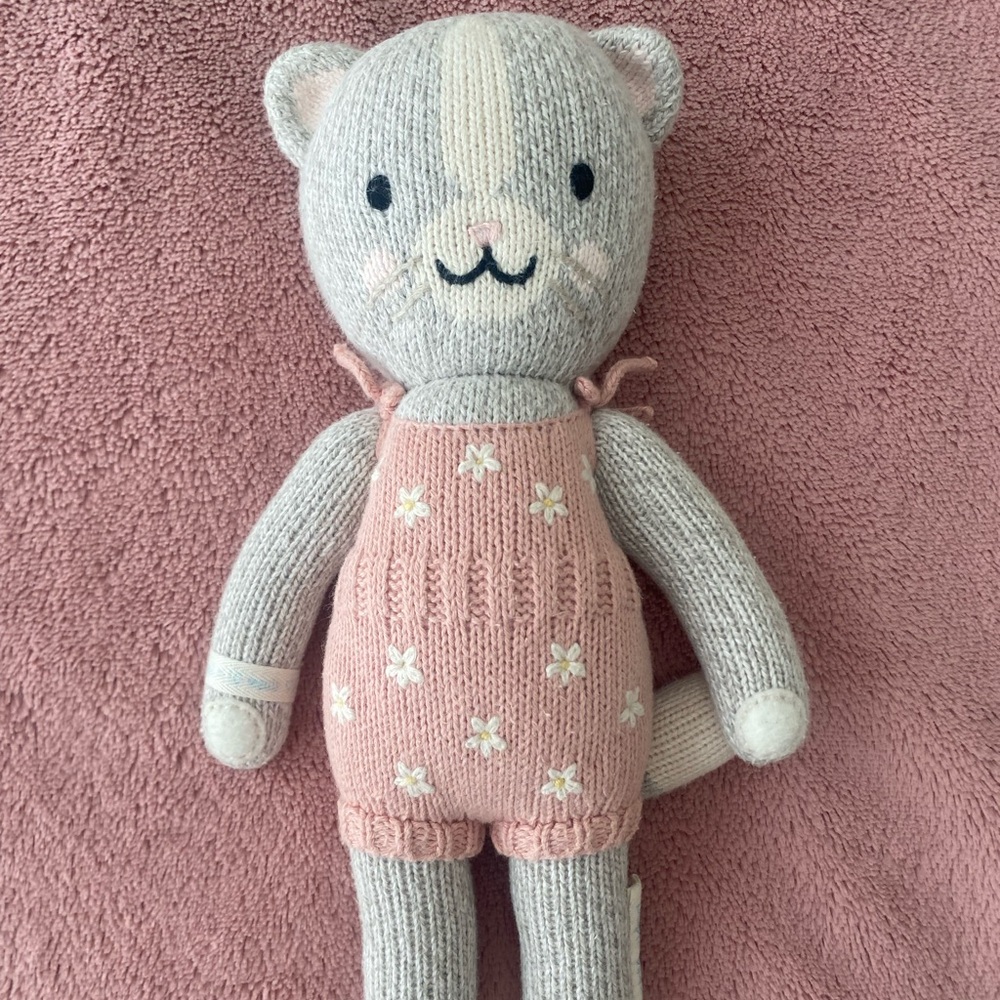 Cuddle and kind daisy cat